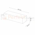 Lampa ścienna do malowania kinkiet CEGIEŁKA 1xE14 206770 wymiary perfektmarket.webp