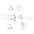 lampa ścienna kinkiet LED ring nowodvorski montaż perfektmarket.webp