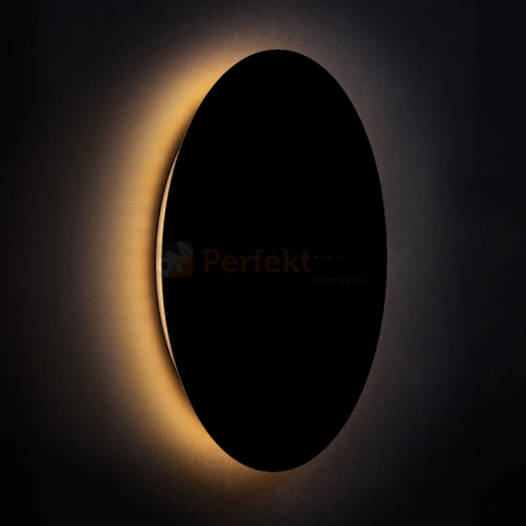 Kinkiet LED RING LED L czarny Nowodvorski 7636 aranżacja perfektmarket.webp