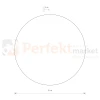 Kinkiet LED RING LED L czarny Nowodvorski 7636 wymiary perfektmarket.webp