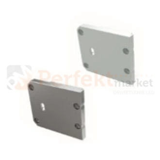 Zaślepka do profili Unico led aluminiowa z otworem srebrna lawa z otworem łazienka oświetlenie_led perfektmarket.jpg