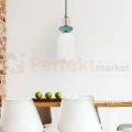 Lampa wisząca Tropea 1xE27 biała, kolorowe klosze średnia LP-2004 1P M WH perfektmarket 2.webp