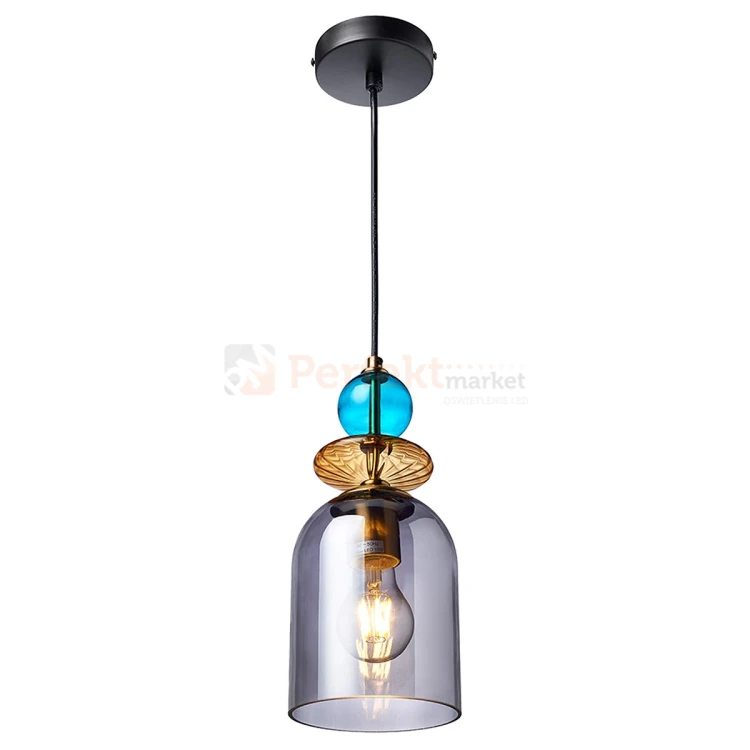 Lampa wisząca Tropea 1xE27 dymna, kolorowe klosze średnia LP-2004 1P M SM perfektmarket olsztyn 3.webp