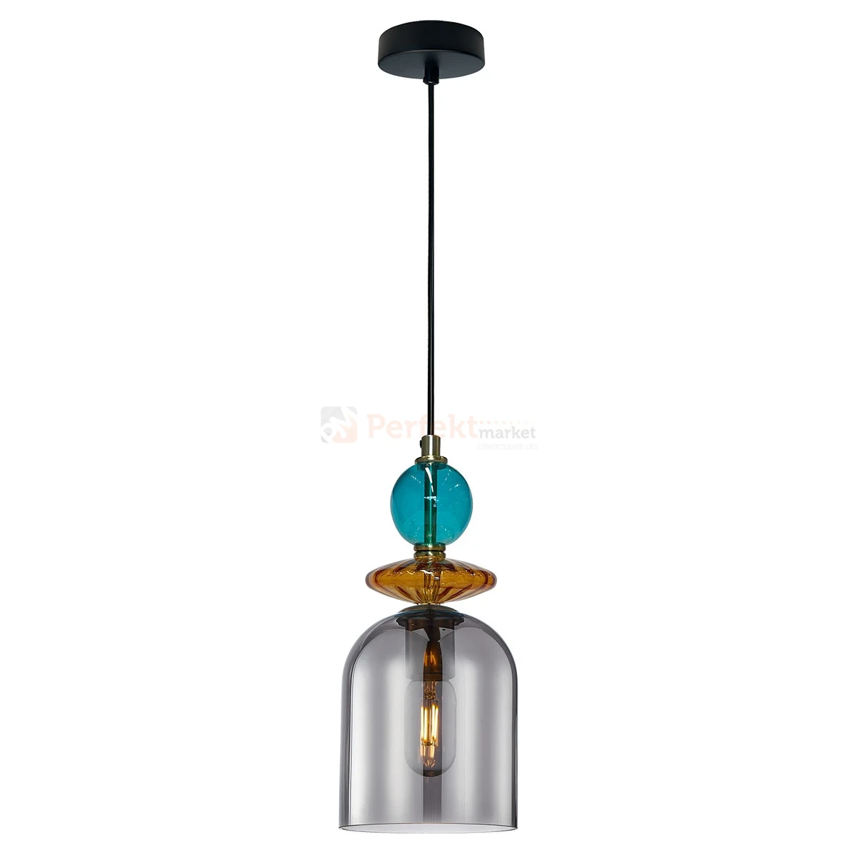 Lampa wisząca Tropea 1xE27 dymna, kolorowe klosze średnia LP-2004 1P M SM perfektmarket olsztyn 4.webp