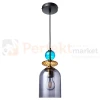 Lampa wisząca Tropea 1xE27 dymna, kolorowe klosze średnia LP-2004 1P M SM perfektmarket olsztyn.webp