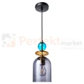 Lampa wisząca Tropea 1xE27 dymna, kolorowe klosze średnia LP-2004 1P M SM perfektmarket olsztyn.webp