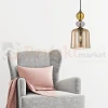 Lampa wisząca Tropea 1xE27 bursztynowa, kolorowe klosze mała LP-2004 1P S AM 2 perfektmarket.webp