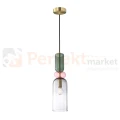 Lampa wisząca kolorowa szklany klosze vintage Manso PND-37462D-MC-GD perfektmarket.webp