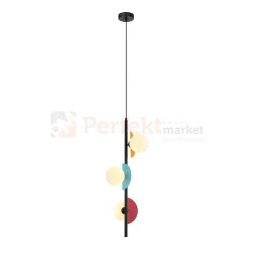 Lampa wisząca multikolor szklane klosze NAUTI PND-37482-3V-MLTI perfektmarket.webp