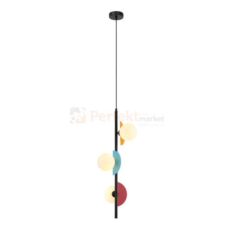 Lampa wisząca multikolor szklane klosze NAUTI PND-37482-3V-MLTI perfektmarket.webp