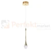 Lampa wisząca złota łezka DALMA 1 Azzardo AZ6006 1 perfektmarket.webp