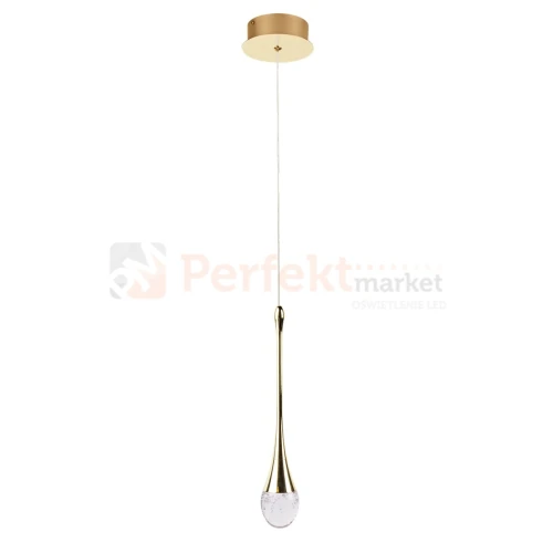 Lampa wisząca złota łezka DALMA 1 Azzardo AZ6006 1 perfektmarket.webp