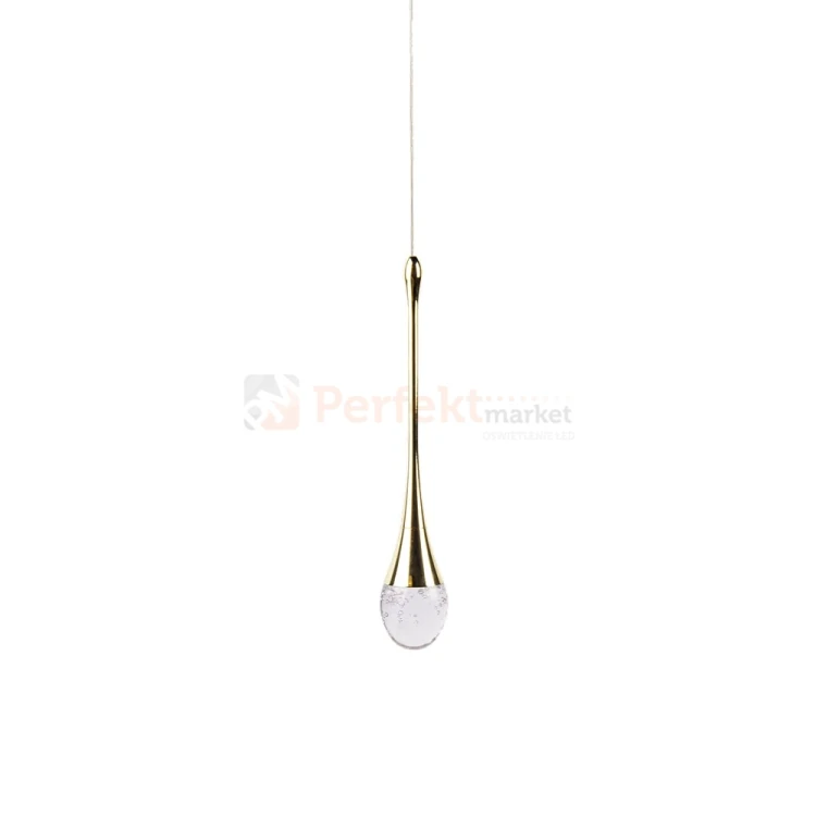 Lampa wisząca złota łezka DALMA 1 Azzardo AZ6006 detail perfektmarket.webp