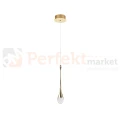 Lampa wisząca złota łezka DALMA 1 Azzardo AZ6006 PERFEKTMARKET.webp