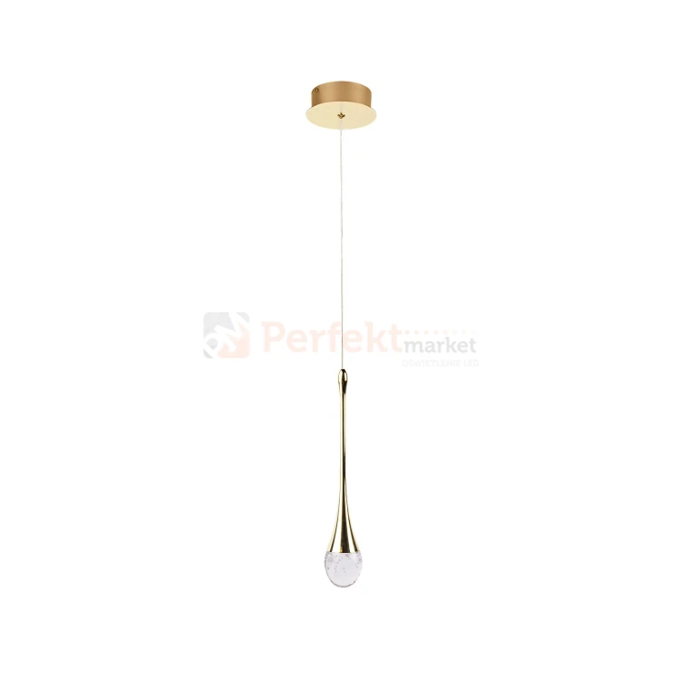 Lampa wisząca złota łezka DALMA 1 Azzardo AZ6006 PERFEKTMARKET.webp