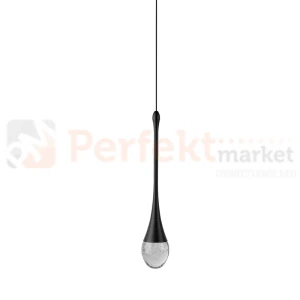 Lampa wisząca czarna łezka DALMA 1 Azzardo AZ6005