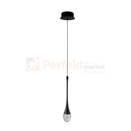 Lampa wisząca czarna łezka DALMA 1 Azzardo AZ6005 perfektmarket.webp