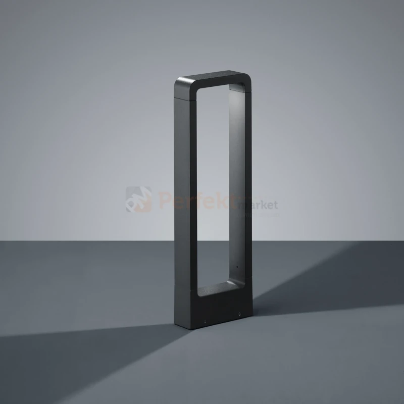 Lampa ogrodowa stojąca RENO antracyt słupek LED 50 cm TRIO aranżacja.webp