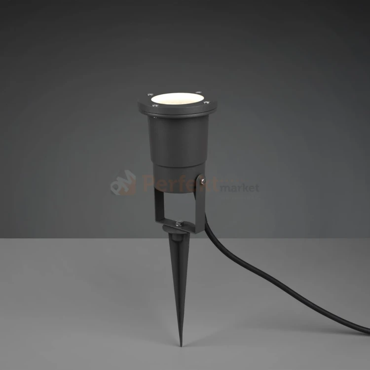 Lampa ogrodowa reflektor wbijany punktowy antracyt Trio UBANGI perfektmarket 2.webp