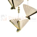 Nowoczesna lampa wisząca motyle złota Mariposa 3xLED CCT LP-1715 3P detail perfektmarket.webp