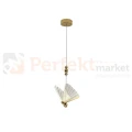 Lampa wisząca złota motyl Mariposa 2xLED LP-1715 1P 2 perfektmarket.webp