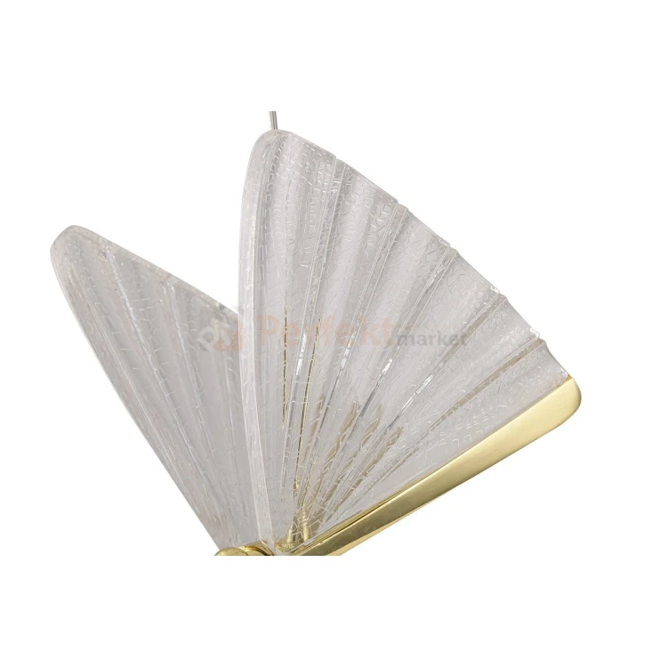 Lampa wisząca złota motyl Mariposa 2xLED LP-1715 1P detail perfektmarket.webp