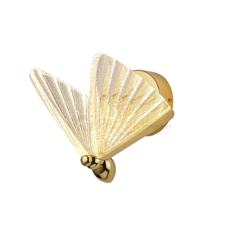 Lampa ścienna motyl kinkiet Mariposa 2xLED LP-1715 1W wymiary perfektmarket.webp