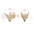 Lampa ścienna motyl kinkiet Mariposa 2xLED LP-1715 1W wymiary perfektmarket.webp
