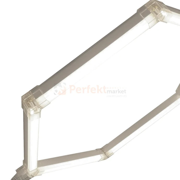 Lampa hexagon LED Geometric System 1 lampa detailingowa LED LP-0109 1C 4K 5 perfektmarket.webp