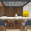 Lampa hexagon LED Geometric System 1 lampa detailingowa LED LP-0109 1C 4K aranżacja 2 perfektmarket.webp