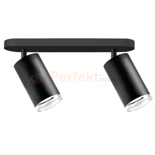 Listwa ścienno-sufitowa 2 xGU10 TURYN czarna 324726 goldlux perfektmarket.webp