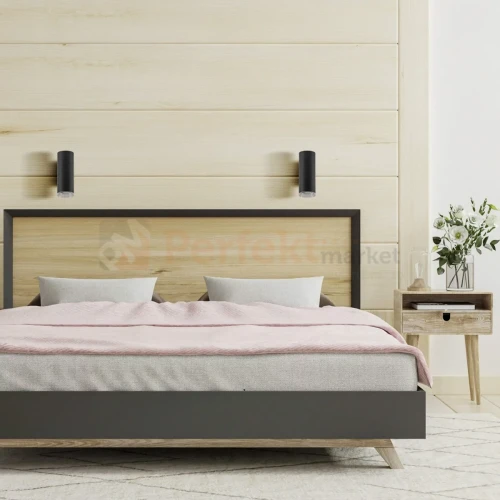 Kinkiet IP44 oprawa ścienna TURYN 1xGU10 czarny aranżacja 1 perfektmarket.webp