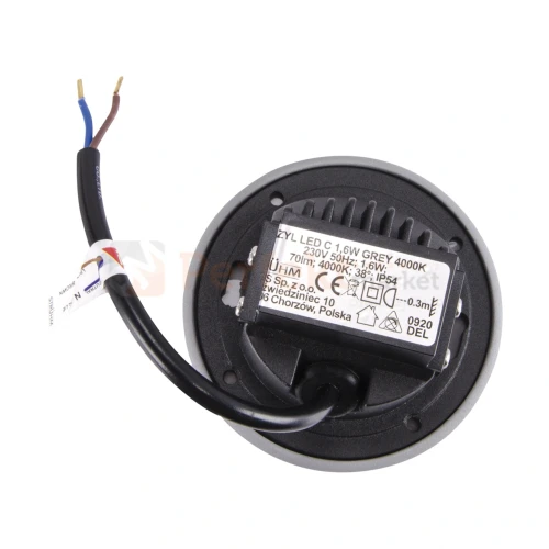 Oprawa schodowa LED AZYL 1,6W szara 230V 4100K 1 perfektmarket.webp