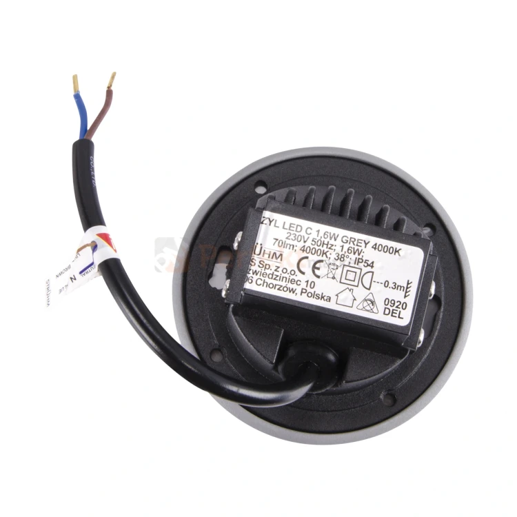 Oprawa schodowa LED AZYL 1,6W szara 230V 4100K 1 perfektmarket.webp