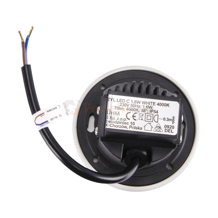 Oprawa schodowa LED AZYL 1,6W biała 230V 4100K 2 perfektmarket.webp