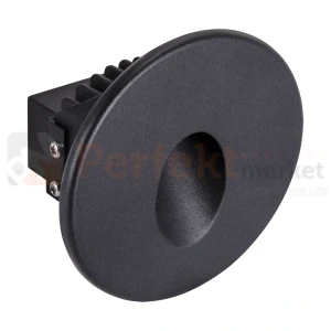 Struhm oprawa schodowa LED AZYL 230V 1,6W 4100K IP54 czarna 03906