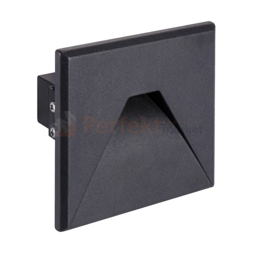 Oprawa schodowa LED KURS 1,6W czarna 230V 4100K perfektmarket.webp