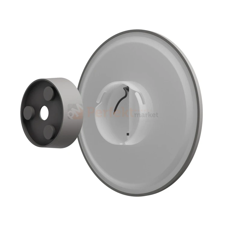 Kinkiet ścienny PIATTA CCT IP44 zewnętrzny elewacyjny IP44 18W szary 4 perfektmarket.webp