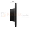 Kinkiet ścienny PIATTA CCT IP44 zewnętrzny elewacyjny IP44 12W czarny wymiary perfektmarket.webp