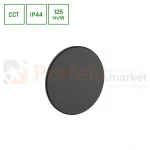 Kinkiet ścienny PIATTA CCT IP44 zewnętrzny elewacyjny IP44 9W czarny perfektmarket.webp