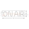 Neon LED lama ścienna kinkiet ON AIR Zuma Line FM-WN46 perfektmarket 4.webp