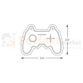 Neon LED lampa ścienna kinkiet GAMEPAD Zuma Line FM-WN67 perfektmarket 2.webp