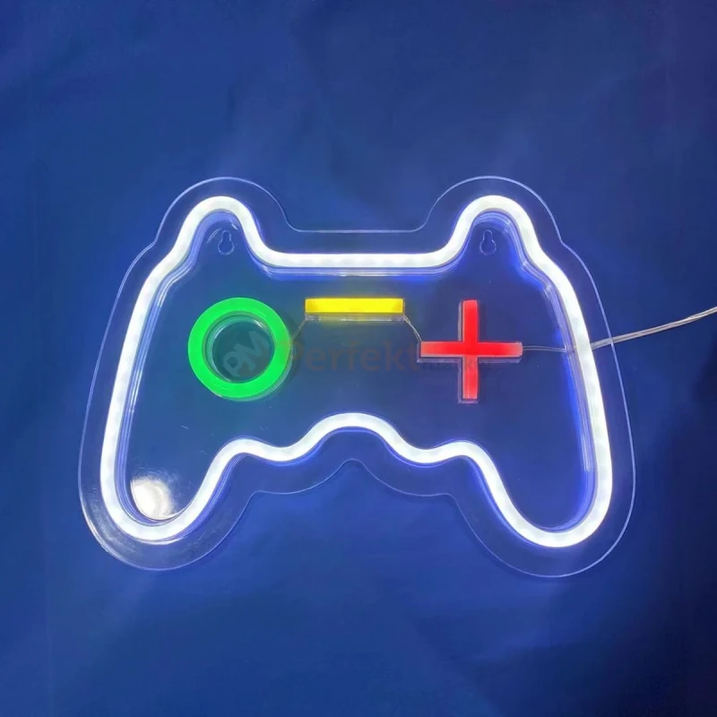 Neon LED lampa ścienna kinkiet GAMEPAD Zuma Line FM-WN67 perfektmarket 2.webp
