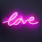 Neon LED lampa ścienna kinkiet napis LED LOVE Zuma Line FM-WN01 perfektmarket 2.webp