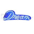 Neon LED lampa ścienna kinkiet napis LED DREAM Zuma Line FM-WN37 perfektmarket 1.webp