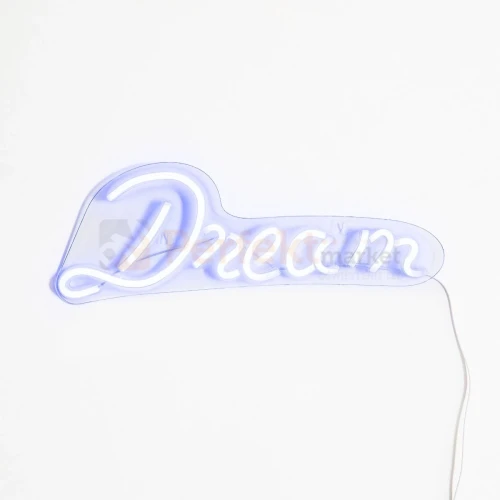 Neon LED lampa ścienna kinkiet napis LED DREAM Zuma Line FM-WN37 perfektmarket 2.webp