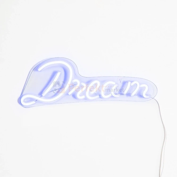Neon LED lampa ścienna kinkiet napis LED DREAM Zuma Line FM-WN37 perfektmarket 2.webp
