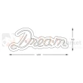 Neon LED lampa ścienna kinkiet napis LED DREAM Zuma Line FM-WN37 perfektmarket 5.webp