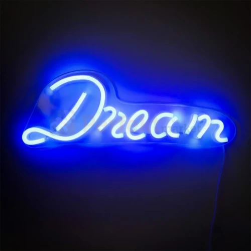 Neon LED lampa ścienna kinkiet napis LED DREAM Zuma Line FM-WN37 perfektmarket.webp