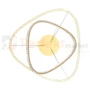 Lampa wisząca złota glamour ATHESA kryształ CCT Zuma Line MD3169-2-3GT 2 perfektmarket.webp